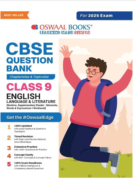 Oswaal CBSE Question Bank Class 9 English Language & Literature, Chapterwise and Topicwise Solved Papers For 2025 Exams